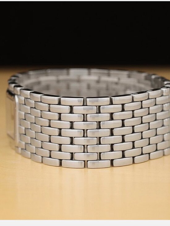 CARTIER WOMENS PANTHERE SILVER WATCH 21MM main image 4